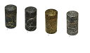 お茶缶 日本製 茶筒 カンカン 保存容器 ぽッ・かん 美濃 金流 銀流 金彩 銀彩 キッチン インテリア雑貨 ブリキ 美濃和紙 国産 和柄 和風 高級感 伝統的...