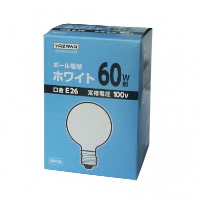 ボール電球60W形ホワイト GW100V57W70 [2]