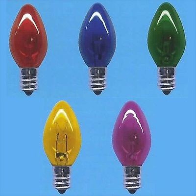 ローソク球C7透明ピンク5W　C7E12110V5WCP