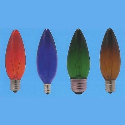 耐熱透明カラー　シャンデリア球　C37　ブルー　E26　C37E26100110V40WBT