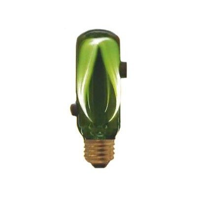 バイブラランプ　T38　100V20W　口金E26　グリーン　バイブラT38E26100V−20W（G）トウメイゾメ