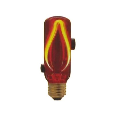 バイブラランプ　T38　100V20W　口金E26　レッド　バイブラT38E26100V−20W（R）トウメイゾメ
