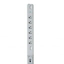 FM20Aコンセントバー 19インチラック用 18個口 20A 125V 20A 安全ブレーカ 電流監視装置付 MR7863