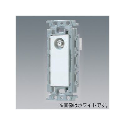 Rakuten - パナソニック 埋込高シールドテレビコンセント 端末用 1端子 絶縁取付枠付 10〜2602MHz ベージュ WTF4465F
