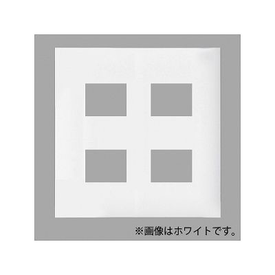 パナソニック コンセントプレート 2連用 4コ（2コ＋2コ）用 スクエア ベージュ WTF8004F