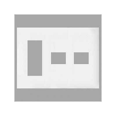 パナソニック 簡易耐火用コンセントプレート 5コ（3コ＋1コ＋1コ）用 スクエア ホワイト WTF8775W