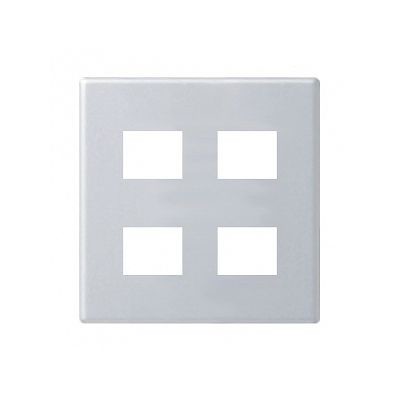 パナソニック 新金属コンセントプレート2型 2連用 4コ用 WTF9204