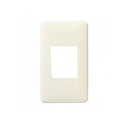 パナソニック フルカラー モダンコンセントプレート 角型 ミルキーホワイト WN6021W