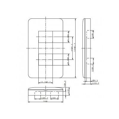�ѥʥ��˥å� �ե륫�顼 ��������ץ졼�� 3���� ����16mm �ߥ륭���ۥ磻�� WN8053W