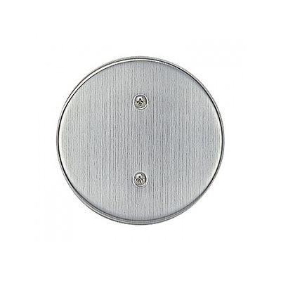 フルカラー 新金属カバープレート 丸型 プレート径105mm 取付枠付 WN7590