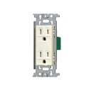 パナソニック フルカラー 埋込接地ダブルコンセント 取付枠付 15A 125V ホワイト WN1512SWK