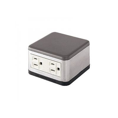 乐天商城 - パナソニック ハイテンションアウトレット 角型 接地コンセント 4コ口 15A 125V ベースねじ呼びC39 DUK51132