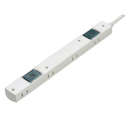 3P対応スリムタップ　7個口　5m　Y02YJKP705WH