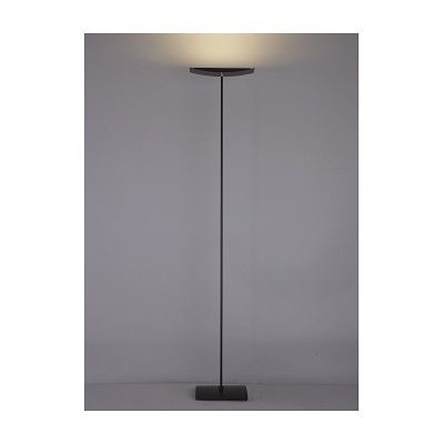 LEDフロアスタンド ブラック フットスイッチ付 両口ハロゲン150W相当 電球色 FD4149L モダン デザイン 北欧 無機質 シンプル