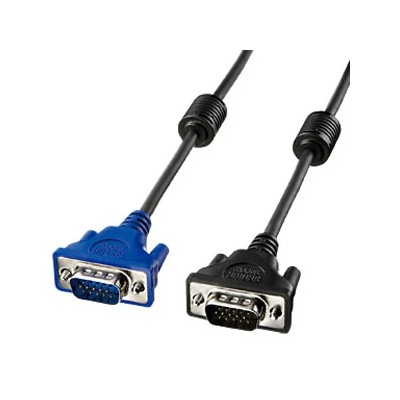 極細ディスプレイケーブル 複合同軸ケーブル アナログRGB フェライトコア付 20m KC−VMH200