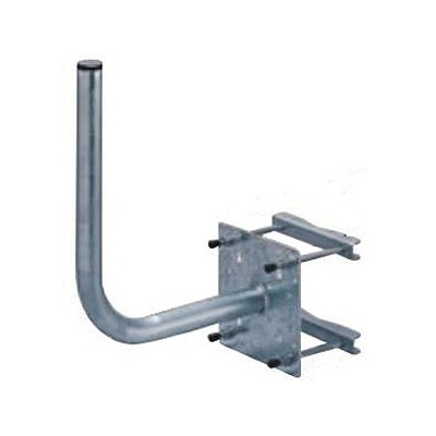 日本アンテナ アンテナ取付金具 ベランダ格子手すり用 マスト径φ32mm BK−32ZR