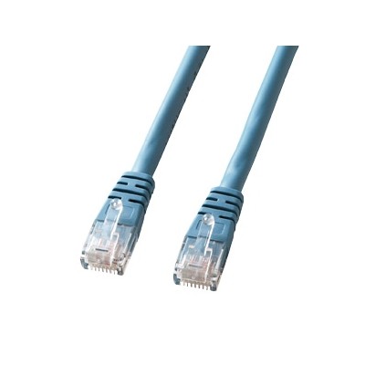 エンハンスドカテゴリ5　単線LANケーブル　7m　ブルー　KB−T5T−07BLN