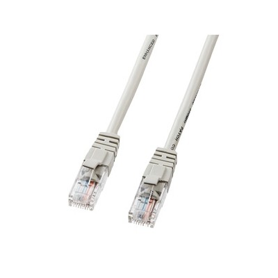 エンハンスドカテゴリ5　LANケーブル　1m　ライトグレー　LKB5Y−01N