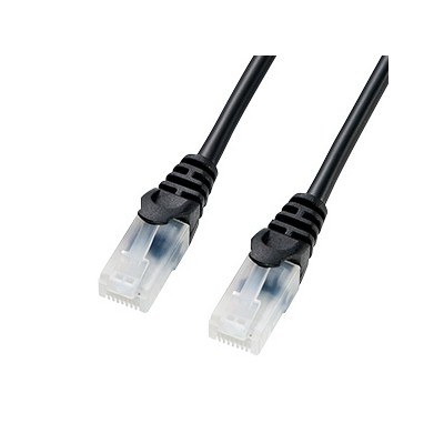 �ĥ��ޤ��ɻ�CAT5eLAN�����֥롡0.5m���֥�å���LA��Y5TS��005BK