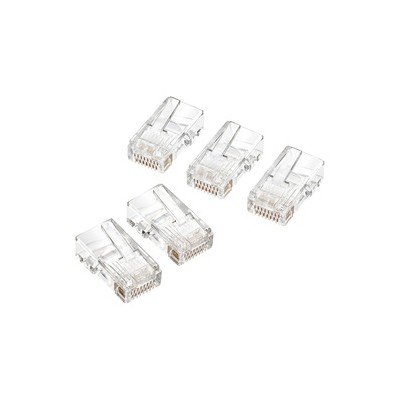 サンワサプライ RJ−45コネクタ より線用 10個入 ADT−RJ45−10N