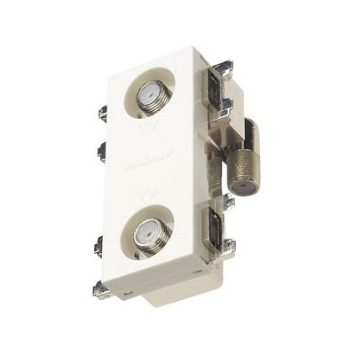 マスプロ 直列ユニット　2端子型　中継用　4K・8K衛星放送対応　上　り帯域カットフィルタースイッチ付　2DWK15−SW−B