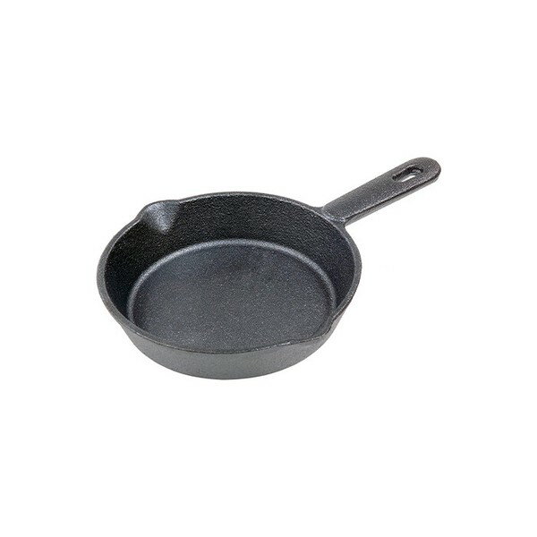 スキレット 15cm ミニ 鋳鉄製 オーブン可 フライパン アウトドア キャンプ バーベキュー レジャー ソロ 調理 料理