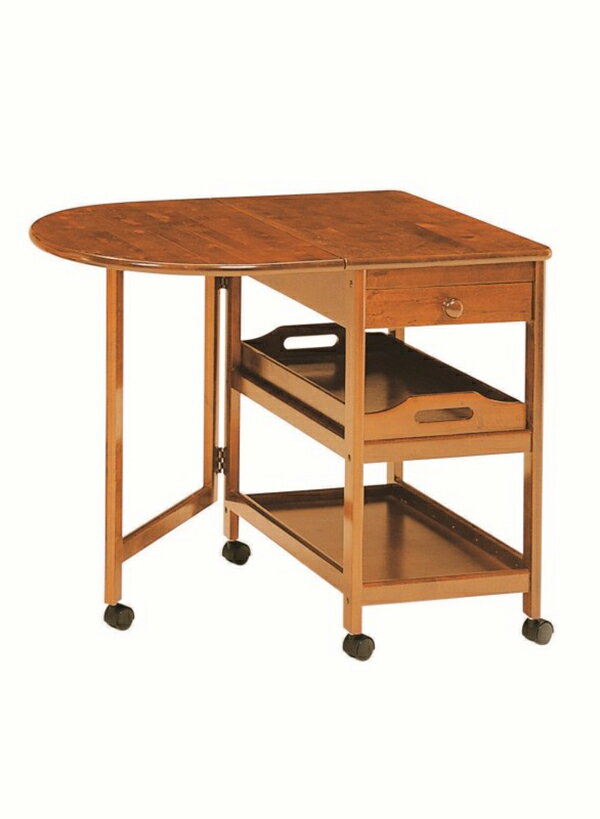 送料無料 木製バタフライテーブル付き キッチンワゴン キャスター付き スリムワゴン カウンターワゴン レンジワゴン 作業台 キッチン収納 キャスター 炊飯器 折りたたみ キッチンカウンター キッチン収納 おしゃれ 北欧 モダン [2]