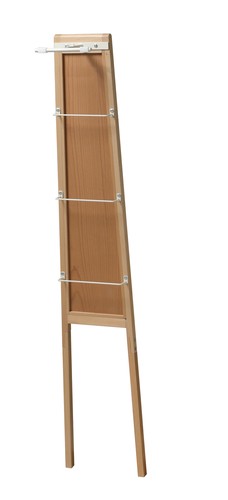 立て掛けミラー 台形型 スリム おしゃれ 鏡 ヴィンテージ レトロ ナチュラルテイスト アジアン 北欧 モダン インテリア 玄関 リビング 寝室 店舗 天然木 転倒防止 ブルックリン 男前 [2]