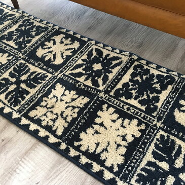 日本製 キッチンマット 45×65cm ハワイアン 吸水 速乾 抗菌 防臭機能付き 国産 滑り止め付き アクリル バスマット 玄関マット オールシーズン おしゃれ かわいい 北欧 西海岸 ブルー ブラウン