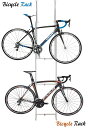 送料無料 室内用 ツッパリ式自転車ラック ホワイト 室内 2台 自転車スタンド ディスプレイスタンド バイクタワー 2台用 サイクルスタンド サイクルラック