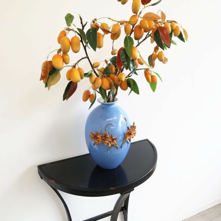 送料無料 アートフラワー 生花 フラワーベース 花瓶 花器 花びん おしゃれ アンティーク ギフト 引っ越し祝い 贈り物 [2]