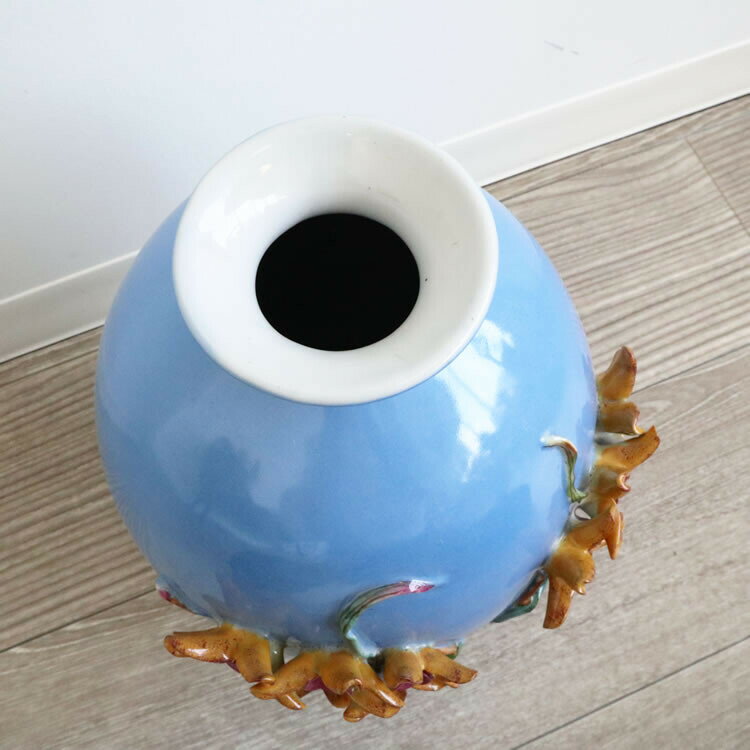 送料無料 アートフラワー 生花 フラワーベース 花瓶 花器 花びん おしゃれ アンティーク ギフト 引っ越し祝い 贈り物 [3]