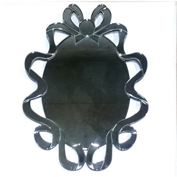 送料無料 デコラティブミラー リボン 壁掛け鏡 ウォールミラー 壁掛け アンティーク クラシック エレガント 高級感 おしゃれ 壁掛ミラー