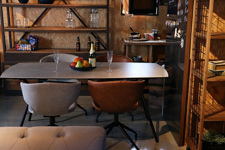 セラミックダイニングテーブル 幅170 おしゃれ 4人掛け 4人がけ シンプル スタイリッシュ 食卓テーブル 机 高級感 3