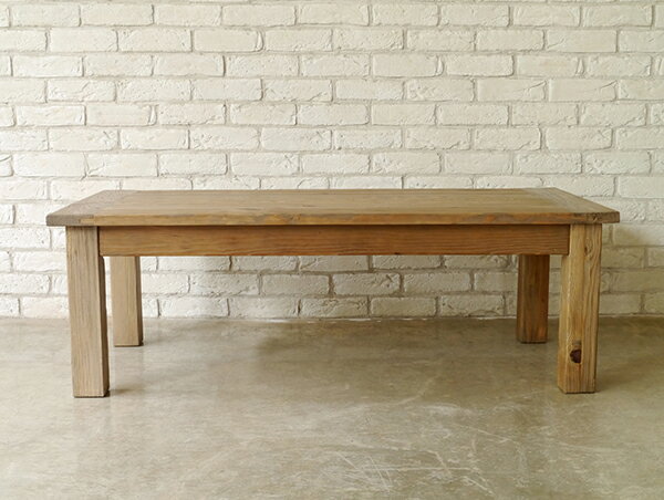 リビングテーブル 幅120cm センターテーブル ローテーブル 古材テーブル 木製 高級感 アーベル レトロ モダン 西海岸 ブルックリン 男前インテリア ヴィンテージ おしゃれ