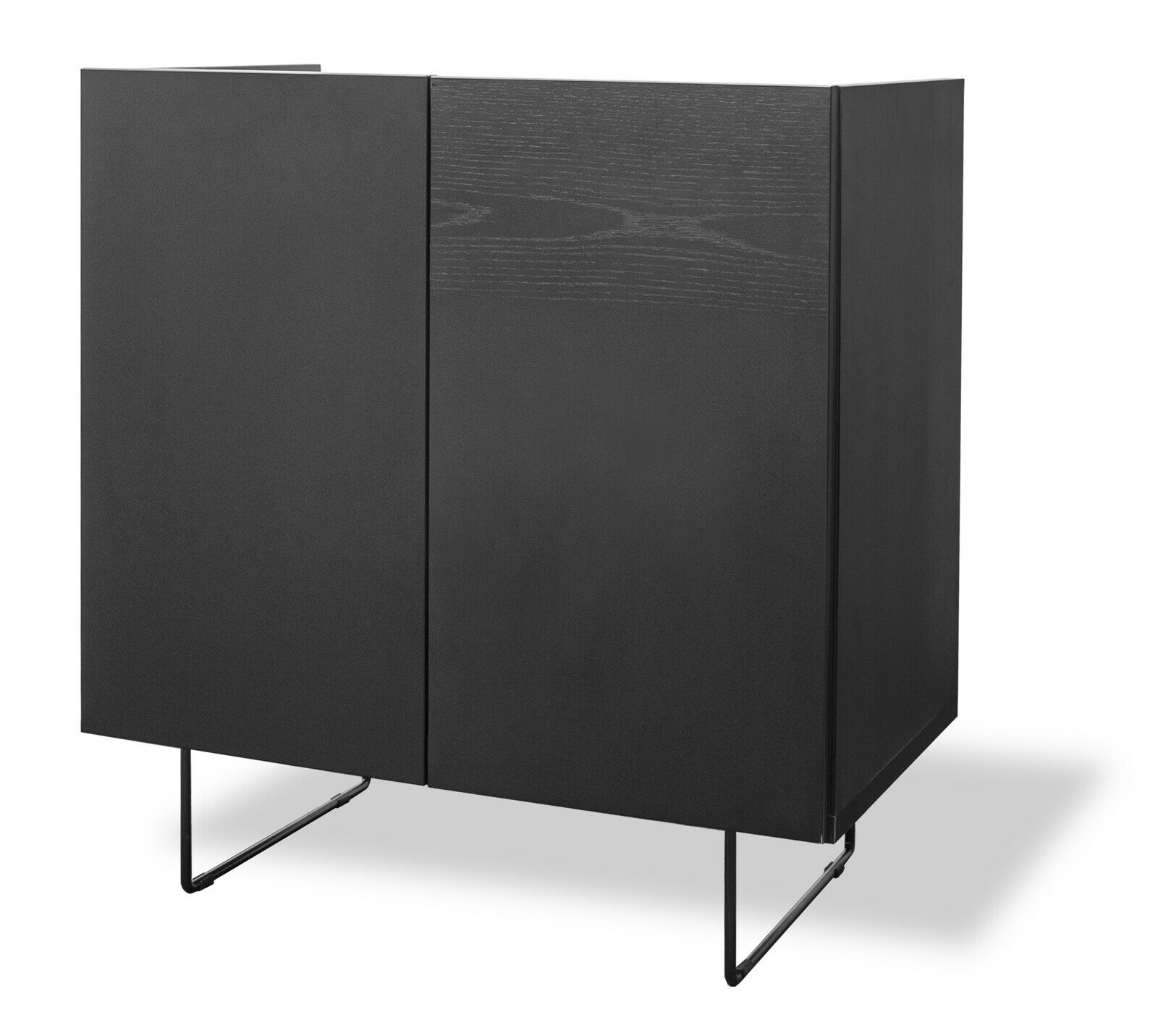 サイドボード キャビネット サイドラック サイドチェスト 木製 幅75 日本製 おしゃれ 北欧 モダン ヴィンテージ ブラック かっこいい レトロ 西海岸 ブルックリン 一人暮らし リビング収納 国産 隠す収納 シンプルモダン コンソール リビングラック