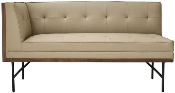 ニムカウチ R BR ソファー 2人掛け 片肘 ローソファ フロアソファ 二人掛け ダイニング リビング ベン..