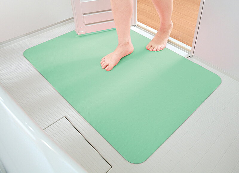 お風呂洗い場マット 薄手 薄い 滑りにくい 転倒防止 安全 子供 介護 お年寄り 高齢者 入浴介助  ...