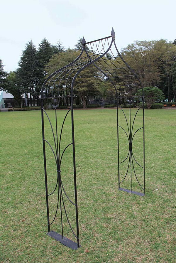 ガーデンアーチ フェンス アイアンアーチ 門 エントランス エクステリア ロマンチック おしゃれ