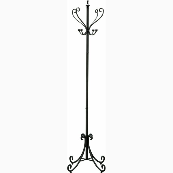 コートハンガー 玄関収納 パイプハンガー 衣類収納 ハンガーラック ポールスタンド スチール 洋服 帽子 バッグ スーツ 鞄掛け 帽子掛け アンティーク 北欧 ...