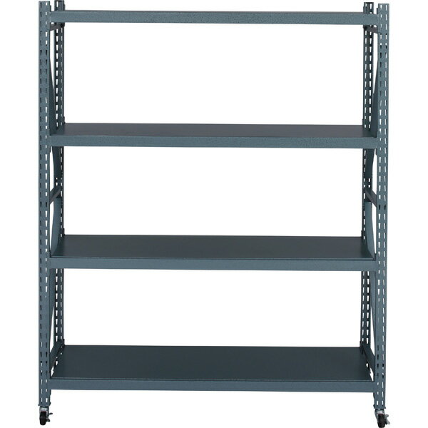 スチールラック 4段 オープンラック スリム ディスプレイラック 飾り棚 オープンシェルフ 棚 収納 収納ラック 収納棚 キッチン収納 キッチンラック リビング収納 フリーラック レトロ モダン 北欧 ブルックリン 西海岸 男前 インテリア おしゃれ グレー