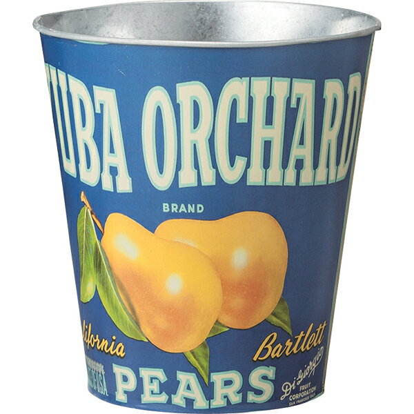 送料無料 ダストボックス バケツ ラウンド 円形 丸 ごみ箱 ゴミ箱 トラッシュボックス リビング 台所 キッチン インテリア アンティーク 北欧 レトロ モダン ブルックリン 西海岸 カントリー おしゃれ pears