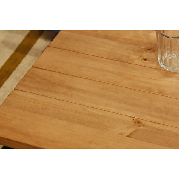 ダイニング テーブル 単品 4人用 4人掛け テーブル 幅150cm アイアン シンプル ダイニングテーブル 天然木 木製 おしゃれ 机 つくえ 食卓机 作業台 食卓テーブル リビングテーブル 西海岸 モダン 北欧 ブラウン [2]