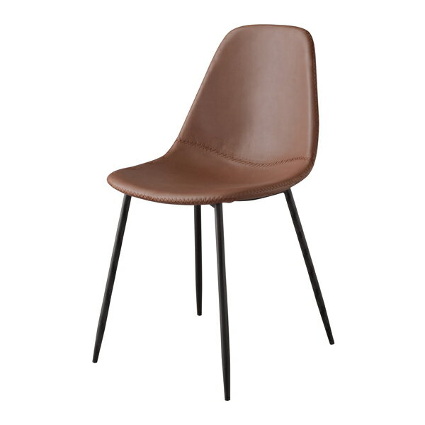 ダイニングチェア 食卓チェア スチール レザー カフェチェアー 食卓椅子 いす イス 椅子 ダイニングチェアー レトロ モダン 北欧 ブルックリン 西海岸 男前 インテリア おしゃれ シンプル アンティーク 姫系 カントリー かわいい 高級感 ブラウン