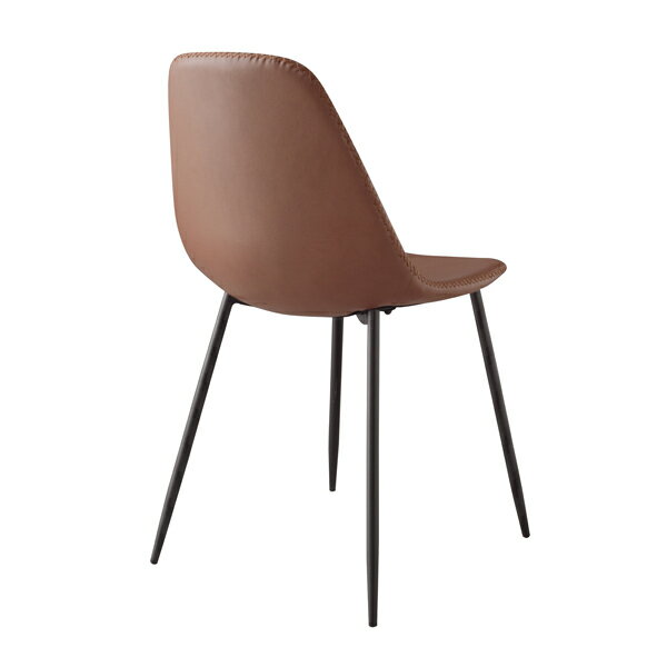 ダイニングチェア 食卓チェア スチール レザー カフェチェアー 食卓椅子 いす イス 椅子 ダイニングチェアー レトロ モダン 北欧 ブルックリン 西海岸 男前 インテリア おしゃれ シンプル アンティーク 姫系 カントリー かわいい 高級感 ブラウン 2