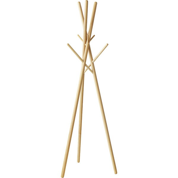 コートハンガー 玄関収納 ポールハンガー ラック 天然木 木製 衣類収納 ハンガーラック ポールスタンド 洋服 帽子 バッグ スーツ 鞄掛..