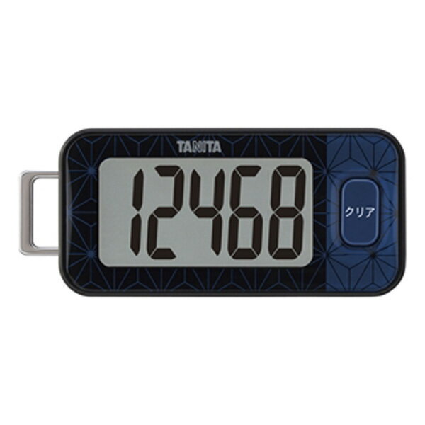 ○設定いらずで簡単に使える　文字高19mmの大型表示で見やすい。　バッグに入れたままでもカウントする「3Dセンサー」搭載。　ストラップ穴が大きいので簡単に通せます。○最大表示単位　歩数：0歩〜99999歩　1歩単位商品管理番号 FB-740-BK 生産地 中国 サイズ 商品寸法：幅73x高さ36x奥行12mm(ストラップ取付部を出した時は幅 約81mm) 本体質量(約)：28g(電池含む) 電源DC3V　CR2032コイン形リチウム電池×1個 主な付属品 取扱説明書(保証書付)、落下防止ストラップ、お試し用電池(CR2032コイン形リチウム電池×1個) 保証期間：1年 素材 ABS、PMMA、亜鉛(クロムメッキ) ブランド タニタ送料無料北海道・沖縄・離島を含む(一部配送不可地域)のご注文は配達不可のためキャンセルさせて頂きます。