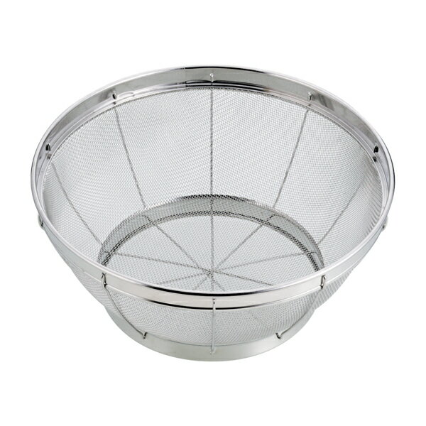 アットアクア ステンレス製キッチンザル31cm 水切り ざる ザル 丸ざる 湯切り