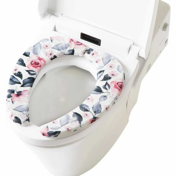 ドローレス さらふわ便座クッション トイレシート 便座シート O型 U型 便座カバー おしゃれ 2