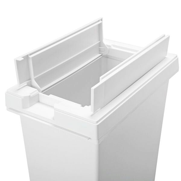 ゴミ箱 ダストボックス 33L ユニード フリップオープン33 ホワイトグレー ごみ箱 キッチン 台所 日本製 新輝合成 [3]